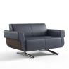 Buy cheap Support customization Nordic Minimalism Leather Sofa Set Office Bedroom Traditional Sectional Design Metal Legs Single Triple Seat Sofas from wholesalers