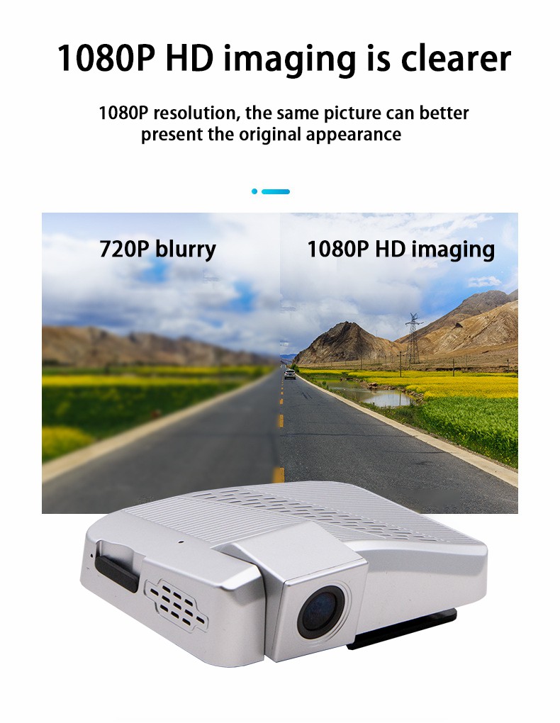 Car DVR Camera with Built-in APP Carplay and GPS Navigation 1080P HD USB 2.0 Front Camera