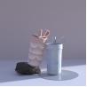 Buy cheap 375ml Stainless Steel Double Wall Vacuum Insulated Tumblers With Straw from wholesalers
