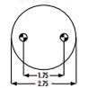 Buy cheap 4.8 Max Height 3/8-16 Goodyear 1B5-510 Air Springs Vibration from wholesalers