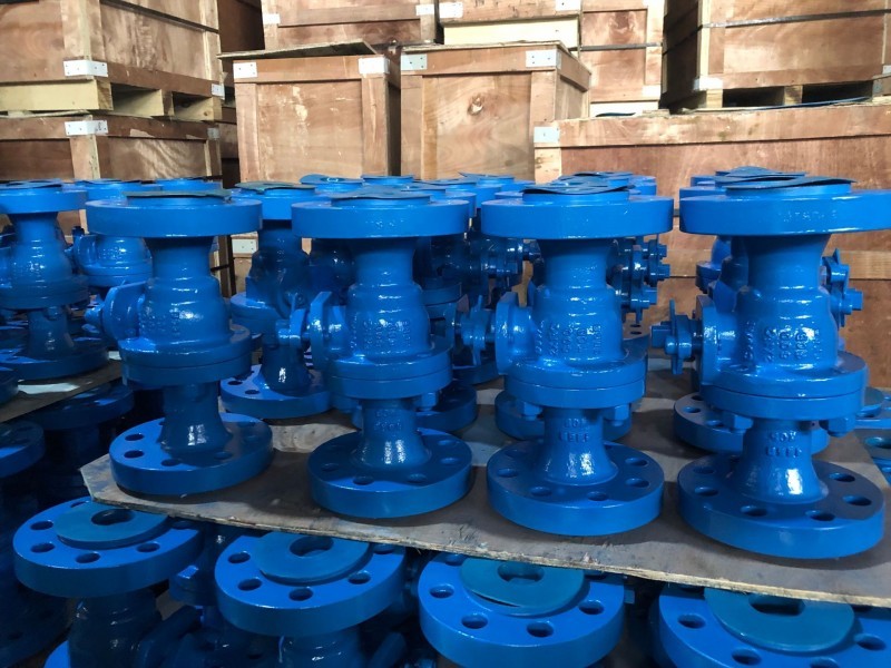 Anti-Static Flanged Two Piece Ball Valve for Blowout Proof