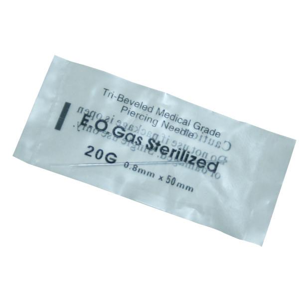 Buy cheap 100pcs/box 316L Surgical Stainless Steel Sterilized Body Piercing Needle 6G from wholesalers