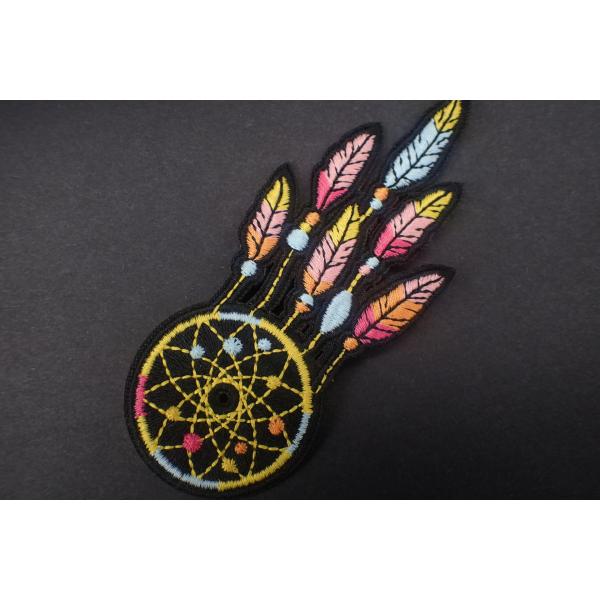 Quality Embroidered Chenille Iron On Backing Sew On Cloth Patch for sale