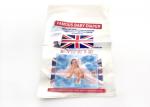Simple Layer Clear Plastic 3 Side Seal Pouch For Baby Diaper ROSH QS SGS