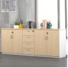 Buy cheap 47 Inch Office Wooden Filing Cabinets 2 Door Bookcase With Lock from wholesalers