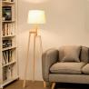 Buy cheap Nordic Tripod Solid Wood Creative Sofa and Bedside Wood tripod lamp(WH-WFL-06) from wholesalers