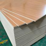 CARB Certified 18mm Wood Grain Melamine Plywood For Kitchen Cabinet