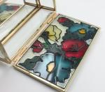Shinny Gifts New Wedding Gifts Enamel Glass Jewelry Boxes Collection Boxes