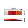 Buy cheap 10V - 80V LED Trailer Tail Lights Three Color Forklift Tail Light With Materials of PC Lens from wholesalers
