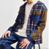 Buy cheap 100% Cotton Mens Fashion Casual Shirts Full Sleeve With Blocked Hooded from wholesalers