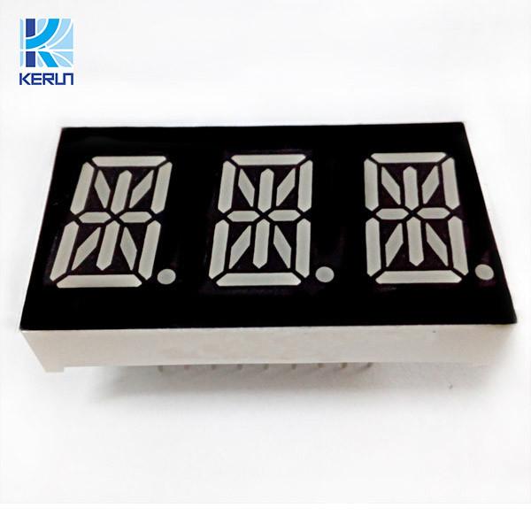 Buy cheap Yellow Green 14 Segment Alphanumeric Display 0.54 Inch 3 Digit Led Display from wholesalers