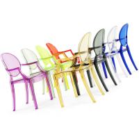 Buy cheap Decorative Polycarbonate Chair With Armrest Clear Louis Ghost Chair product