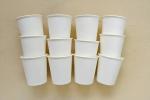 Wholesale custom logo Poly Coating Drink 8oz Customized Disposable Paper Cups