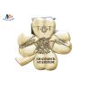 Buy cheap Flower Shape Custom Award Medals Antique Gold No Colors With Sublimated Ribbon from wholesalers