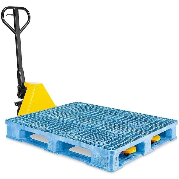 Buy cheap Blue Reusable Plastic Pallet Corrosion Resistant for Warehouse Logistics from wholesalers