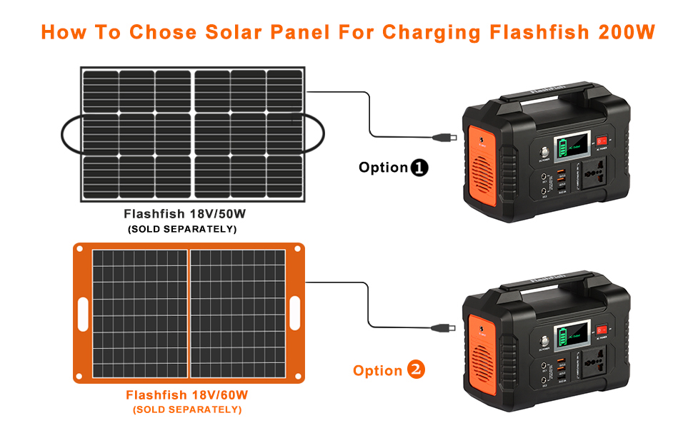 High Capacity Battery 200W 1000W Portable Power Station Solar Generator for Emergency