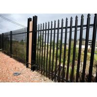 Buy cheap Colorful Galvanized Palisade Fencing , D And W Type Security Palisade Fencing product