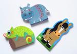 Promotional Custom Sticky Notes Animal Shaped Glossy Art Paper Cover Post It
