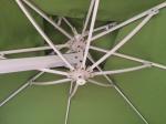Side Pole Striped Double Sided Patio Umbrella Beach Parasol Shopping Street