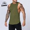 Buy cheap Sleeveless Men Workout Tank Top Cutout Hollow Bodybuilding Gym Tank Top from wholesalers
