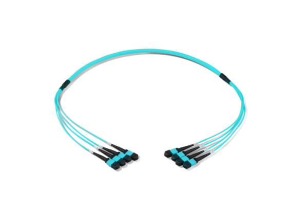 Buy cheap OM3 2.0mm 4 Core 12F/APC MPO Fiber Optic Patch Cords from wholesalers