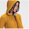Buy cheap Zipper 150 gsm Drawstring Hoodie Jacket With Pocket Lightweight Workout Jersey from wholesalers