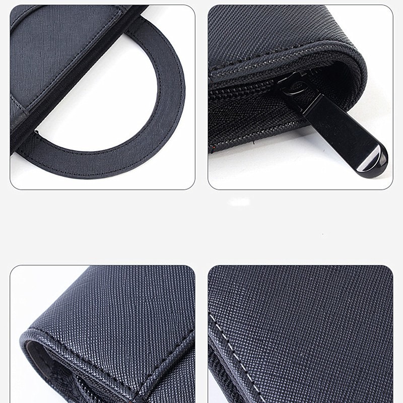 A4 Ring Binder Leather Business Portfolio Multicolor Portable Custom Logo