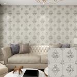White PE Foam Sheet Wall Stickers 5mm 3D Foam Wallpaper Waterproof