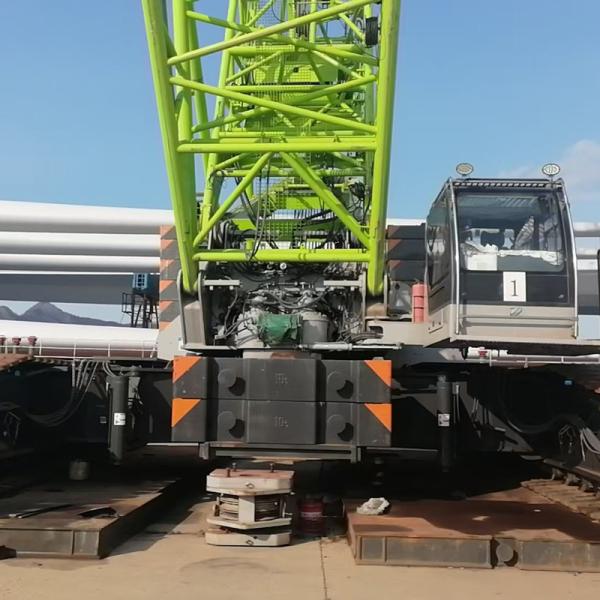 Buy cheap 500T Used Crawler Cranes In Heavy Construction / Tracked Crawler Crane from wholesalers