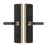 SUS 304 Stainless Steel Front Door Lock Biometric Code Card Key Access