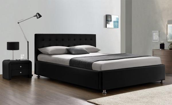Buy cheap King Size White Color Fabric Gas Lift Storage Bed EN1725 CE certified from wholesalers