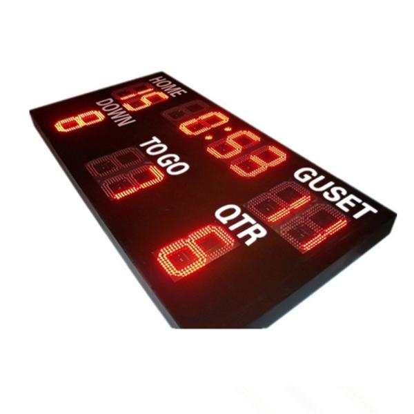 Buy cheap Outdoor Electronic Led Scoreboard For American Football 1000mm*2200mm*100mm from wholesalers