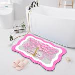 Toilet Kitchen Bathroom Waterproof Carpet Technology Velvet Cartoon Floor Mat