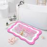 Buy cheap Toilet Kitchen Bathroom Waterproof Carpet Technology Velvet Cartoon Floor Mat from wholesalers