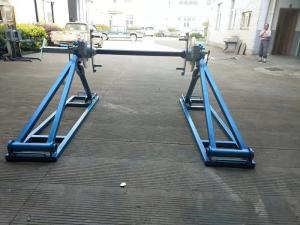 Buy cheap 5 Ton 7 Ton Conductor Reel Stands With Disc Brake Of Stringing Equipment from wholesalers