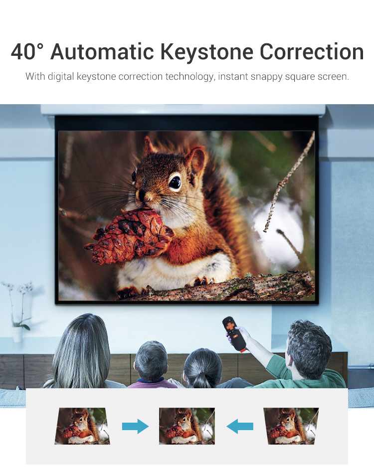 Best Selling Android DLP Video Projector DLP 4K Smart Portable Short Throw Multimedia Mini Pocket Projector