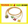 Buy cheap Compatiable Reusable ECG Cable for GE Marquette Solar 8000 Tram 100 3 leads Clip IEC from wholesalers
