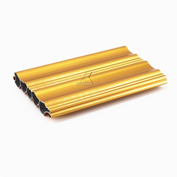 Wholesale High Quality Factory Price Anodize Gold Aluminum Roller Shutter Slat