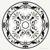 Buy cheap Multi Color Interior Marble Floor Medallions Luxury Looking Water Jet Cutting Stone Carving Sculpture from wholesalers