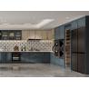 Buy cheap Versatile French Style Kitchen Cabinet With Indigo Blue And Cream Contrasting Design from wholesalers