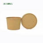 26OZ UV Coating paper salad containers Disposable Paper Bowls For Hot Food
