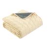 Buy cheap Reversible Floral Embroidered Bedspread Quilted Bedspread In Pre Washable Microfiber from wholesalers