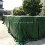 Coated PVC Stripe Tarpaulin for Waterproof Outdoor Facilities in Customized