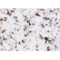 Buy cheap Eased Edge Quartz Kitchen Worktops Water Absorption < 1.0% 7Mohs Hardness product