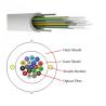 Buy cheap GJPFXJH 24 Core FTTH Optical Fiber Cable Optic Cable Vertical Wiring G652D from wholesalers