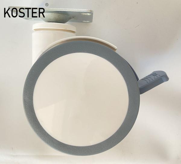 Buy cheap 5 Inch Hospital Bed Brake Medical Caster Wheels Customization Gross Weight 1.500kg from wholesalers