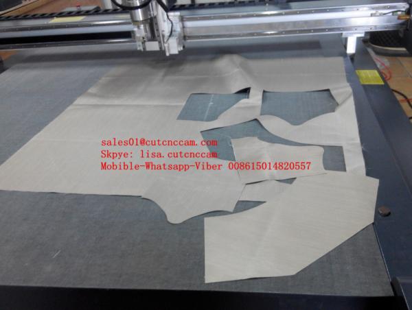 Buy cheap Bulky Silicone Cloth Glass Silica Cloth Fabric Siltem CNC Knife Cutting Machine from wholesalers