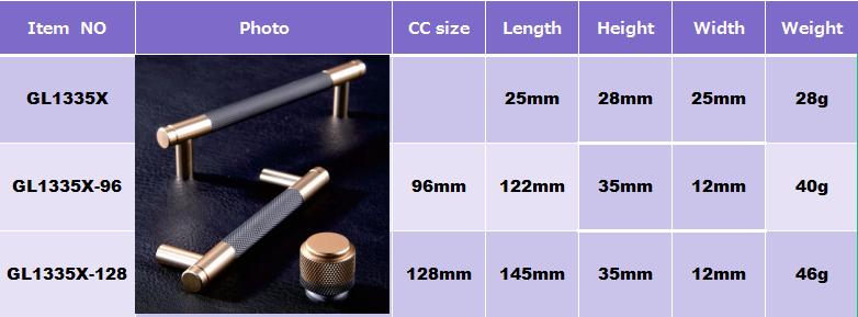 Finland Stylish Handles Kitchen cabinet pulls and handles Knurled Handle Brushed Brass Aluminum Door pulls