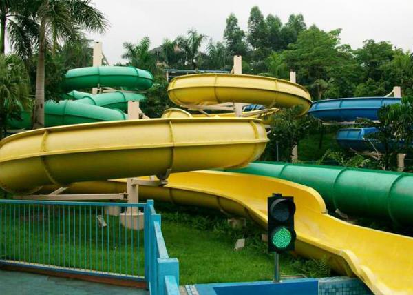 Buy cheap Outdoor Commercial Theme Park Water Slide Customized For Kids And Adults from wholesalers