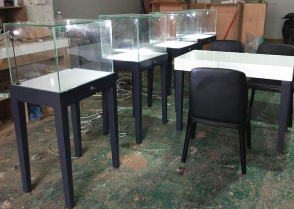 Buy cheap Large Qty Exhibition Display Cases Matte Gray Color Modern Simple Design from wholesalers